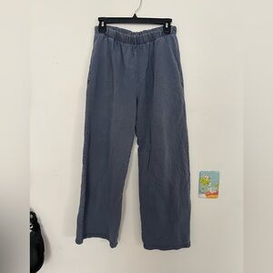 Brandy Melville Anastasia Pants Navy Blue